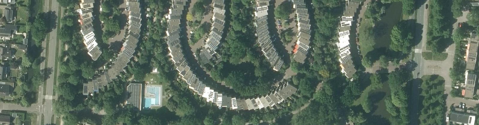 Luchtfoto van Rozendaal
