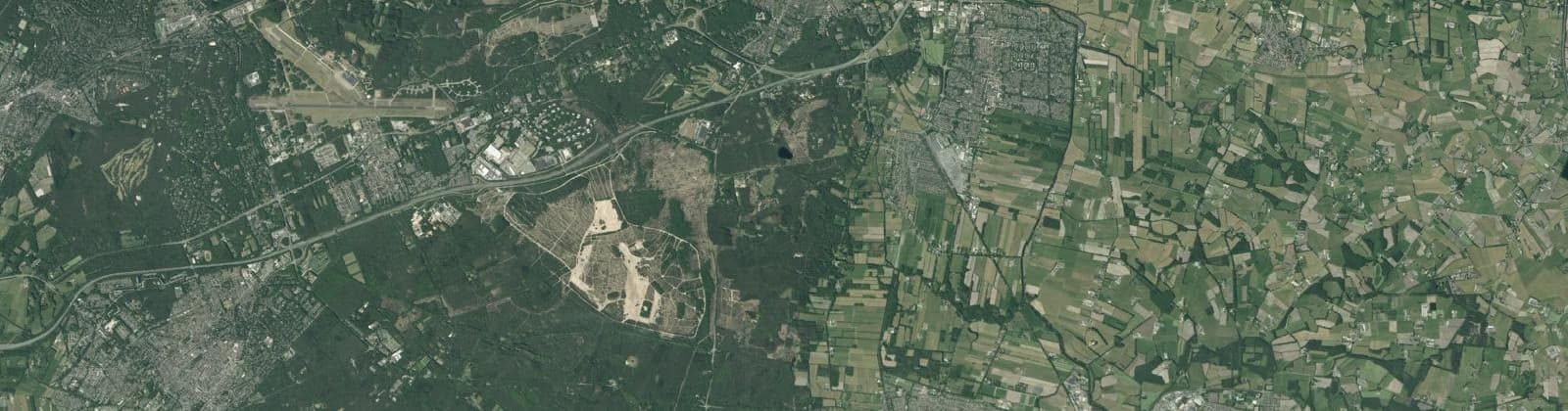 Luchtfoto van Buitengebied Leusden-Zuid