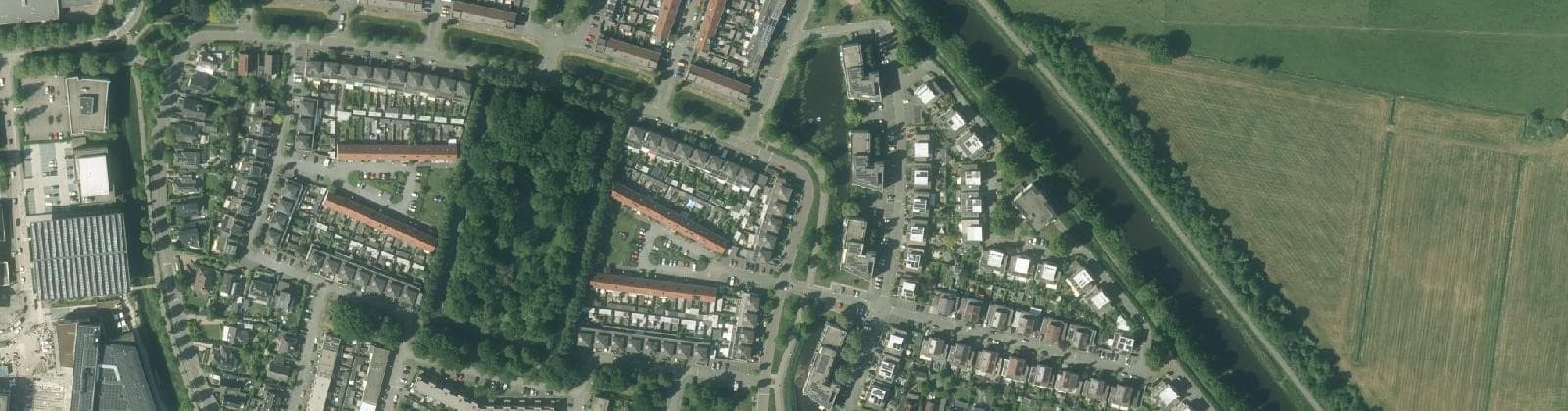 Luchtfoto van 't Vliet
