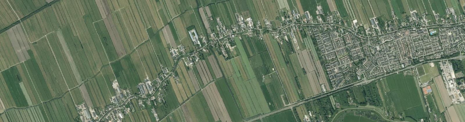 Luchtfoto van Wielsekade