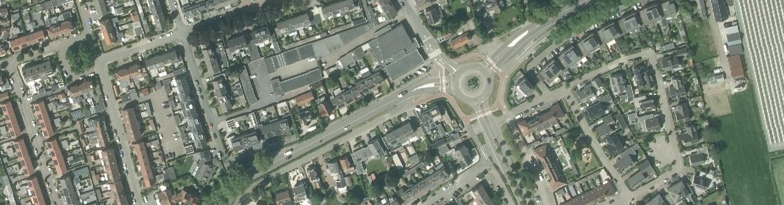 Luchtfoto van Tabakshof en Heeswijk (gedeeltelijk)