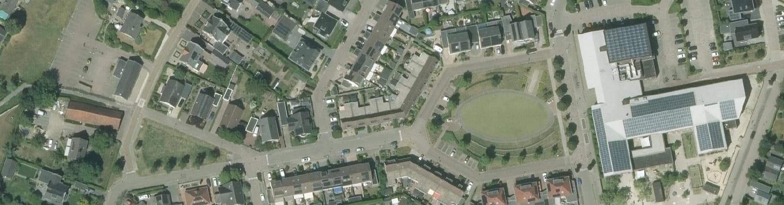 Luchtfoto van Het Bosje