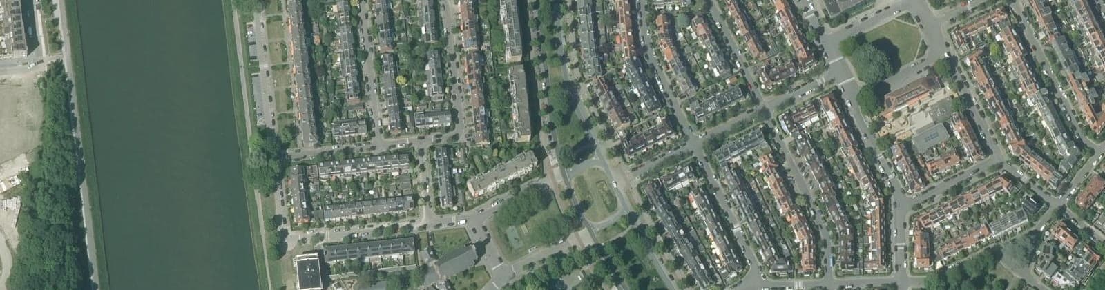 Luchtfoto van Halve Maan-Zuid