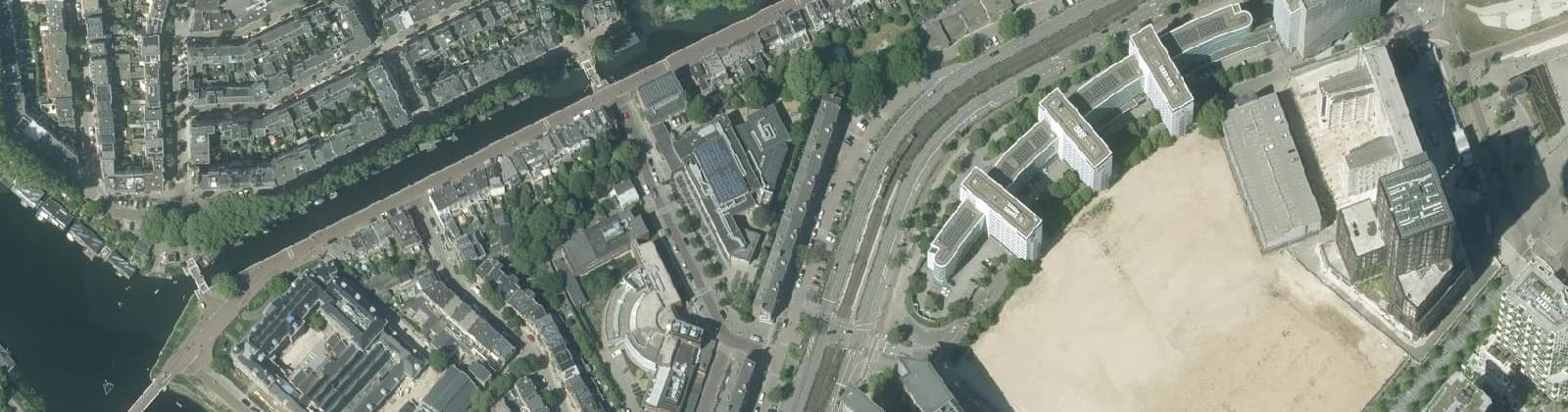 Luchtfoto van Leidseweg en omgeving