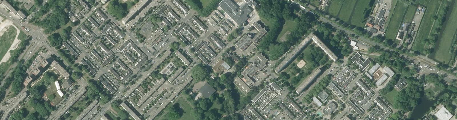 Luchtfoto van Neckardreef en omgeving