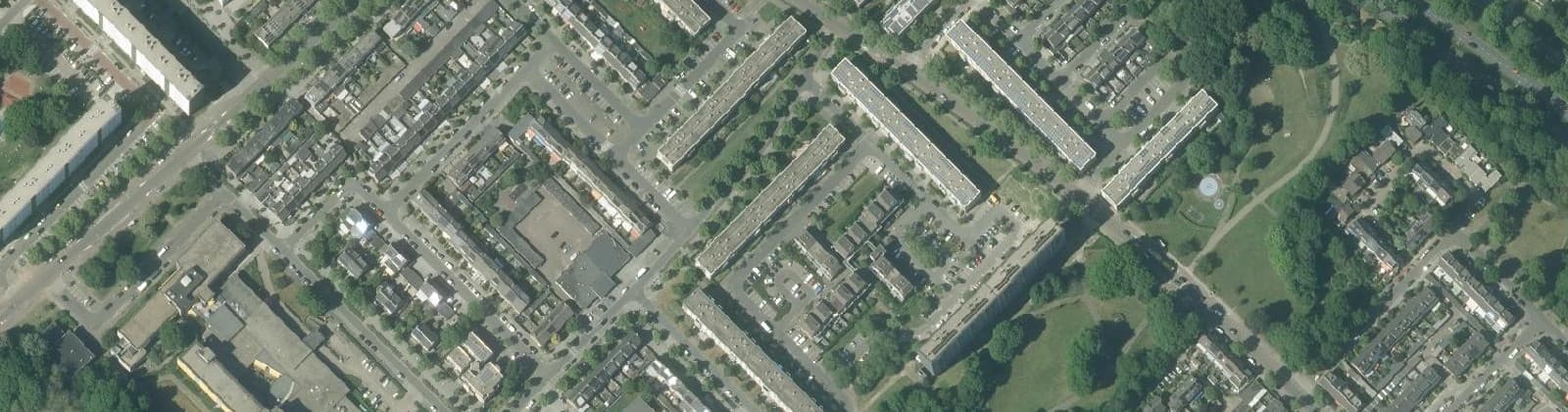 Luchtfoto van Tigrisdreef en omgeving