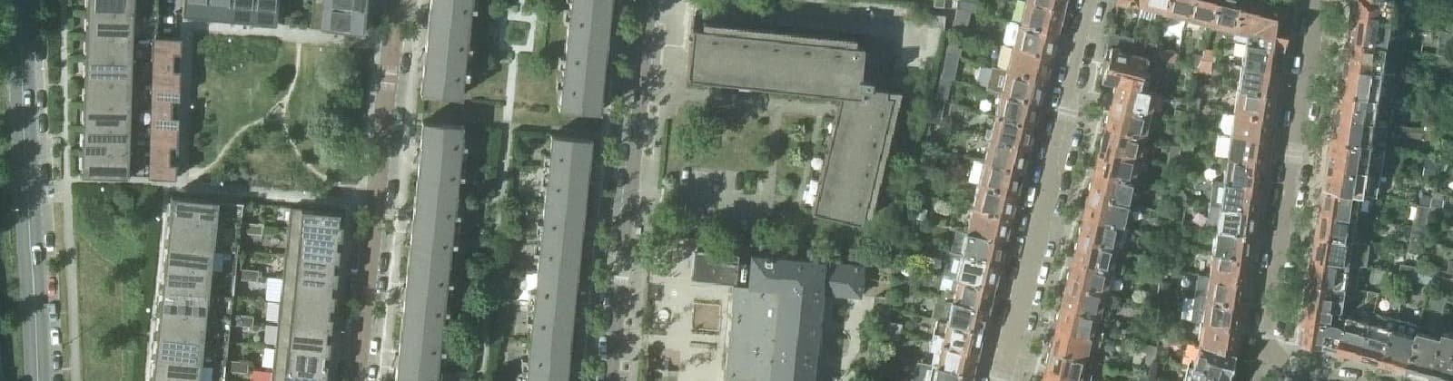 Luchtfoto van Staatsliedenbuurt