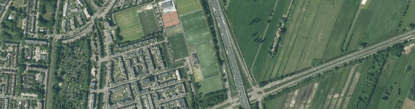 Luchtfoto van Voordorp en Voorveldsepolder