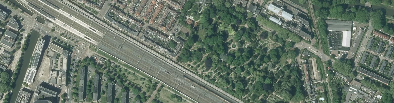 Luchtfoto van Watervogelbuurt