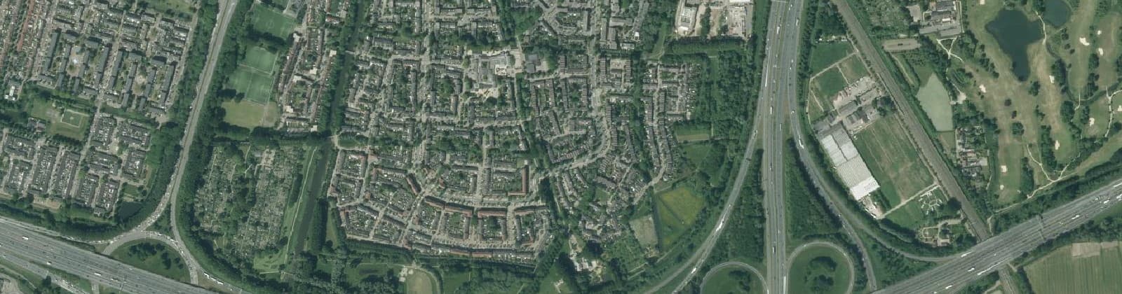 Luchtfoto van Lunetten-Zuid