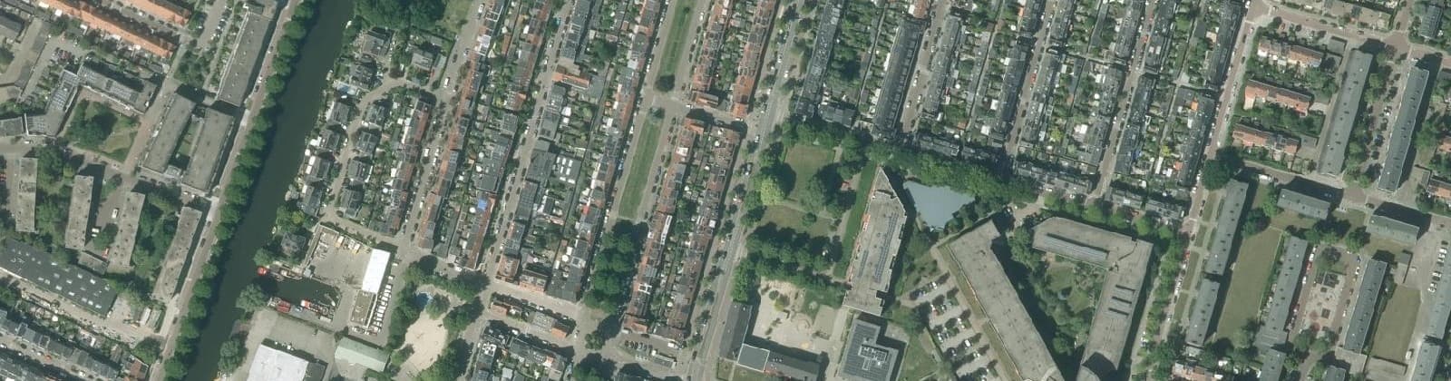 Luchtfoto van Oud Hoograven-Noord