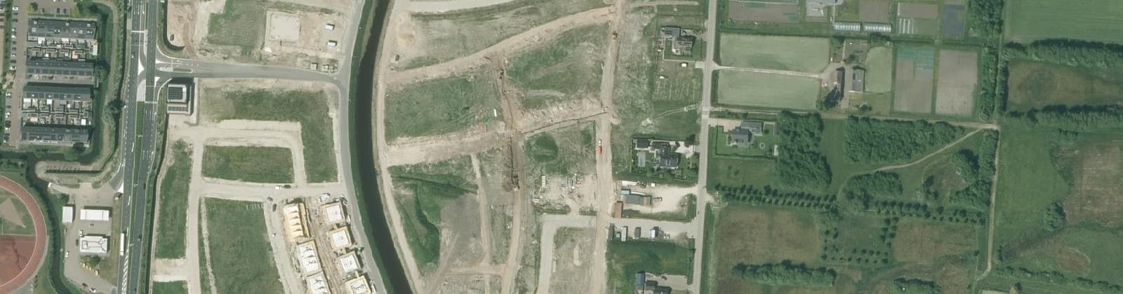 Luchtfoto van Groenpoort