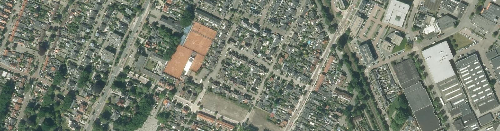Luchtfoto van Gezonken Hoek