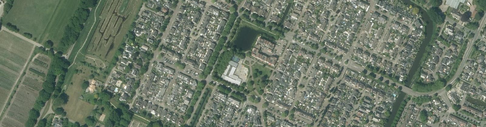 Luchtfoto van Componistenbuurt