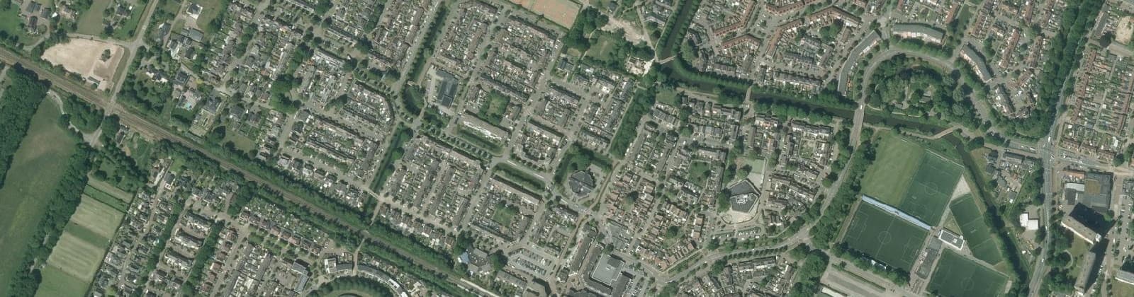 Luchtfoto van Vogelbuurt