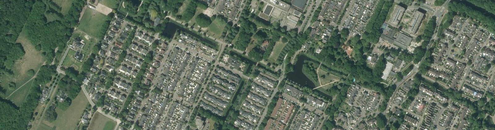 Luchtfoto van Dichtersbuurt