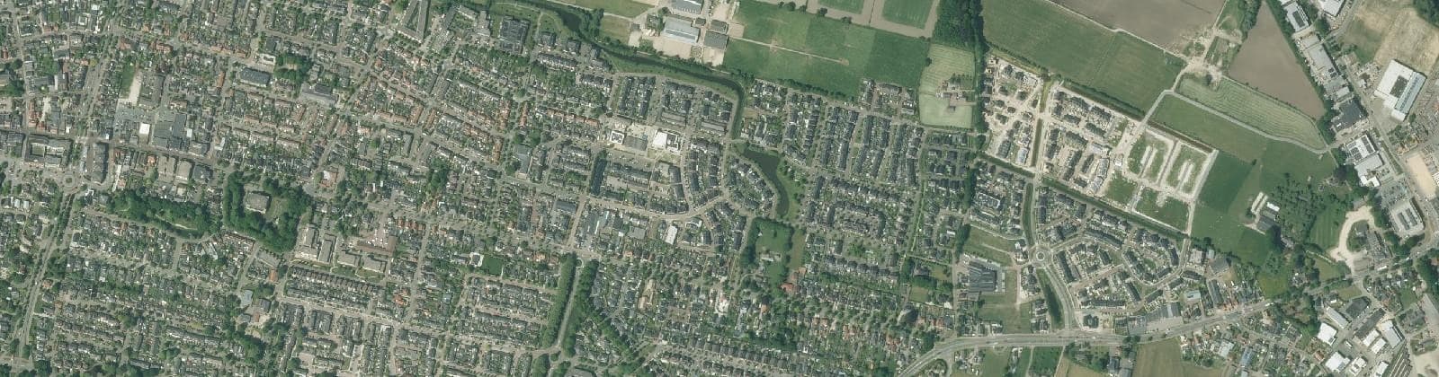 Luchtfoto van Het Groene Woud