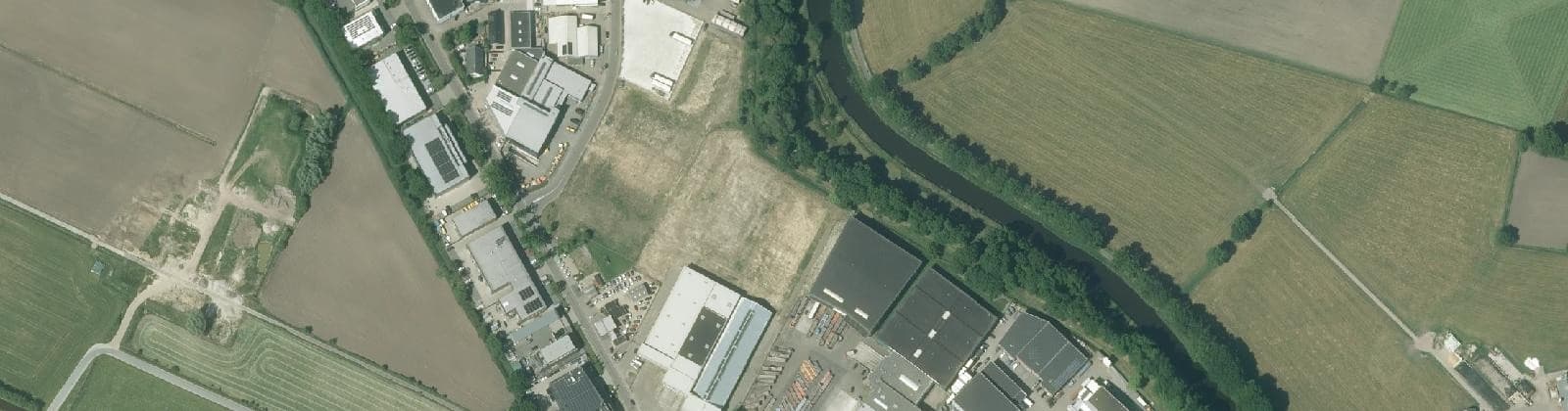 Luchtfoto van Bedrijventerrein