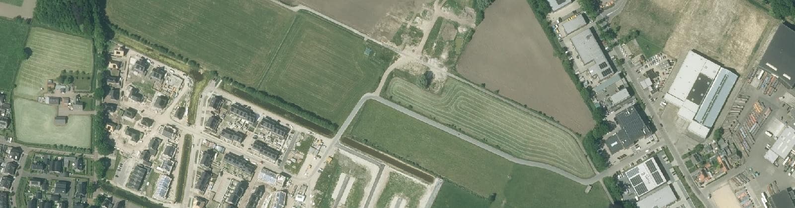 Luchtfoto van Hoevelaar