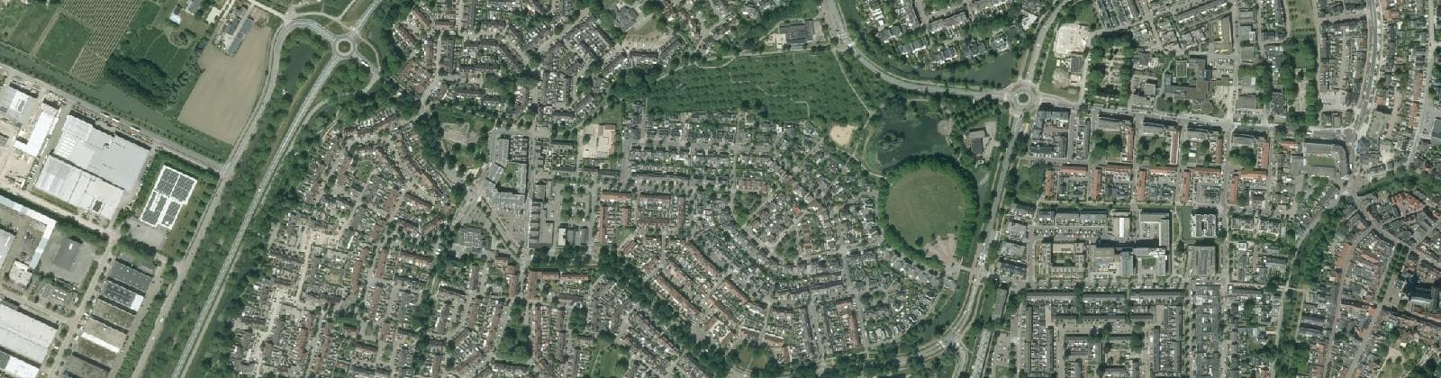 Luchtfoto van De Horden Parckwijk