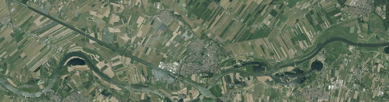 Luchtfoto van Buitengebied Wijk bij Duurstede