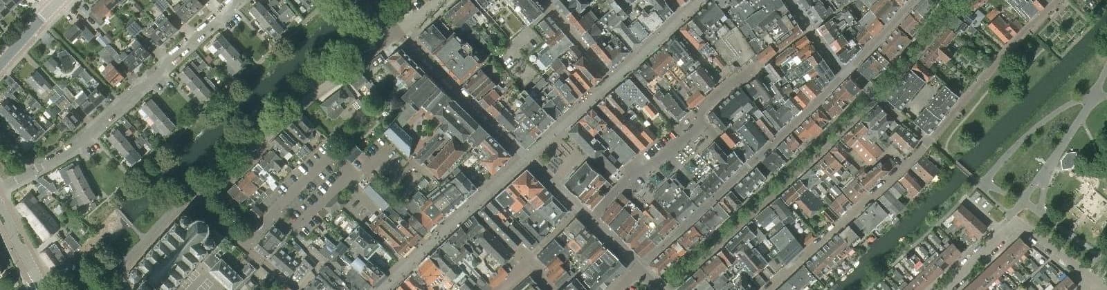 Luchtfoto van IJsselstein-Binnenstad