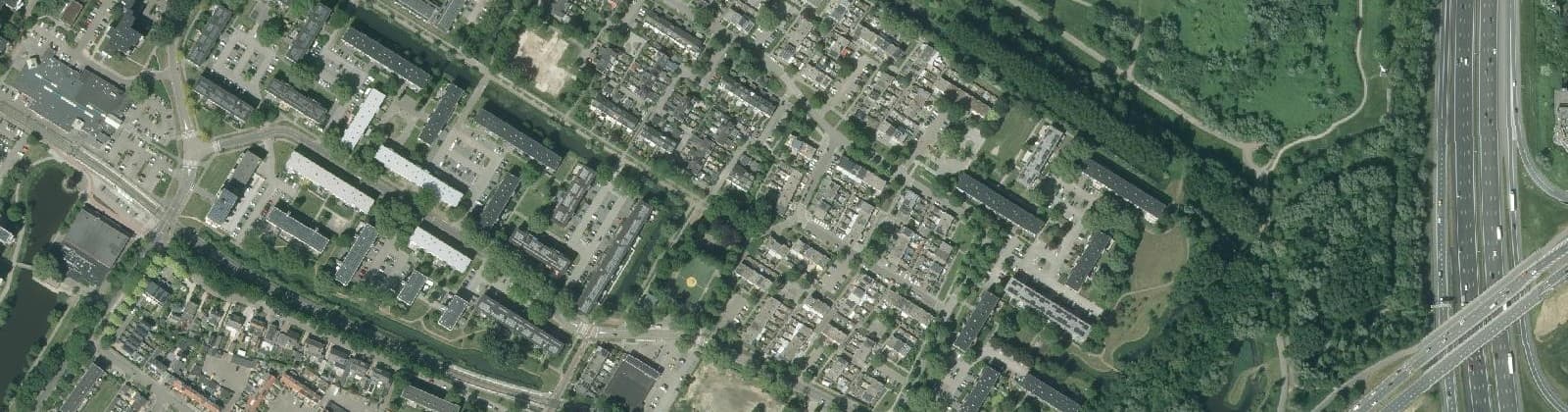 Luchtfoto van IJsselveld-Oost
