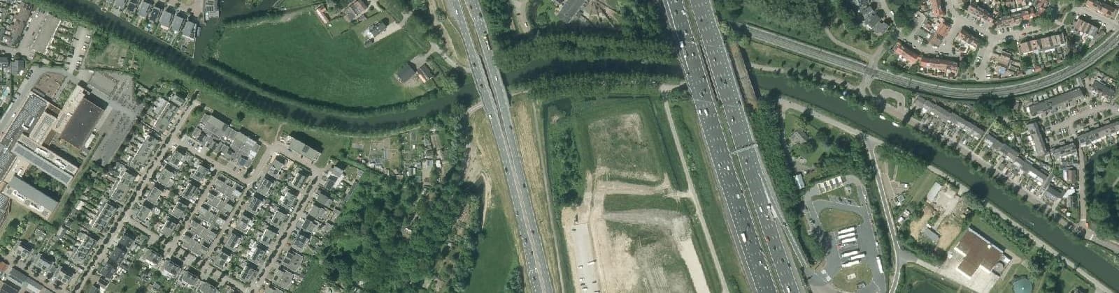 Luchtfoto van Rijpickerwaard