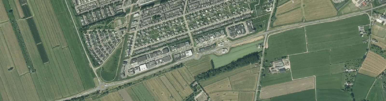 Luchtfoto van Bedrijventerrein De Corridor