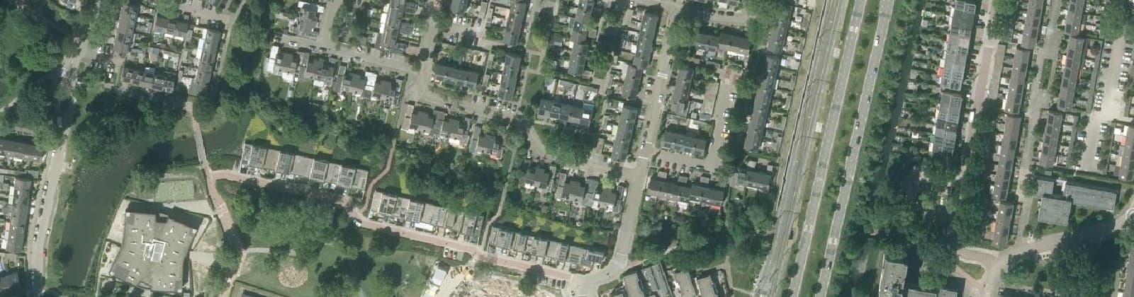 Luchtfoto van Hoogzandveld-Oost