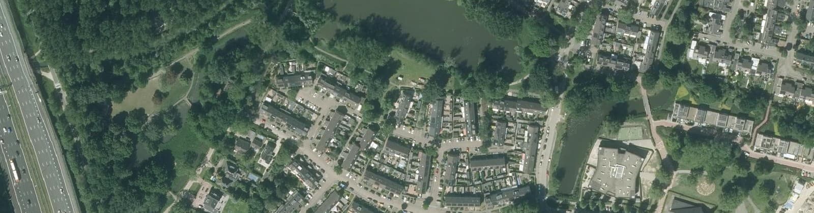 Luchtfoto van Hoogzandveld-West