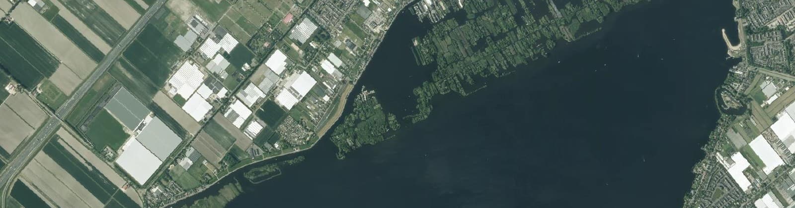 Luchtfoto van Uiterweg
