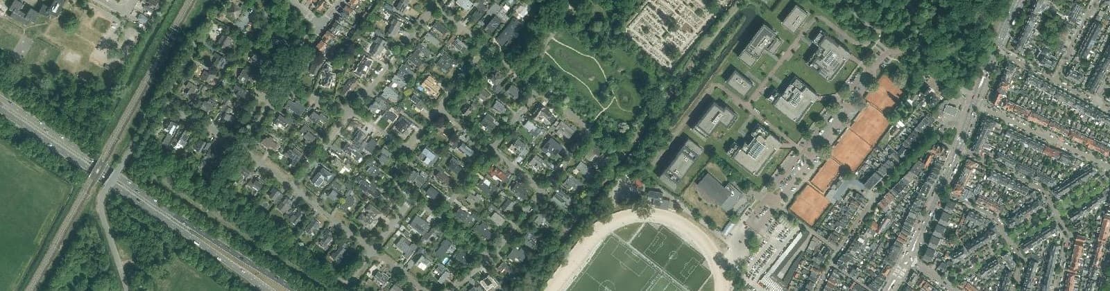 Luchtfoto van Oranjepark