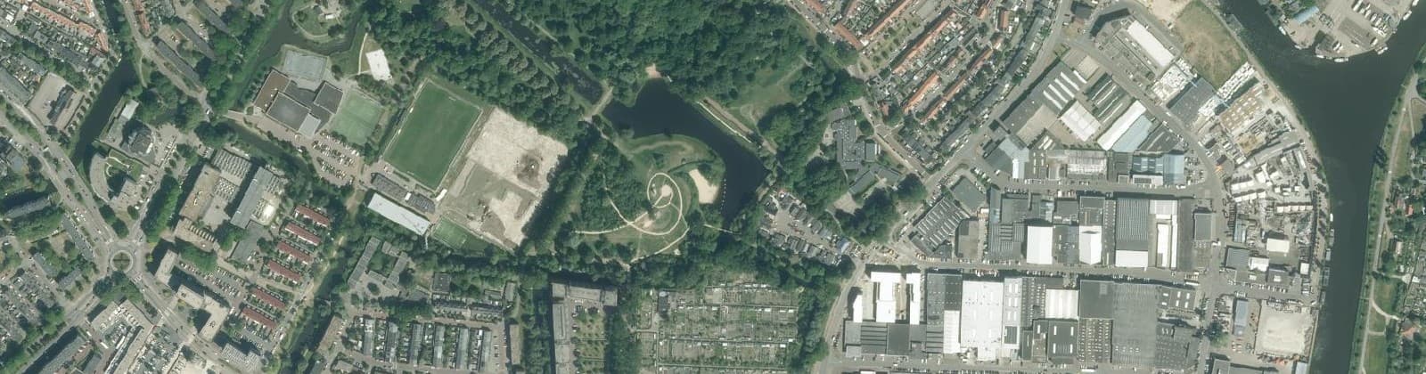Luchtfoto van Oosterhout