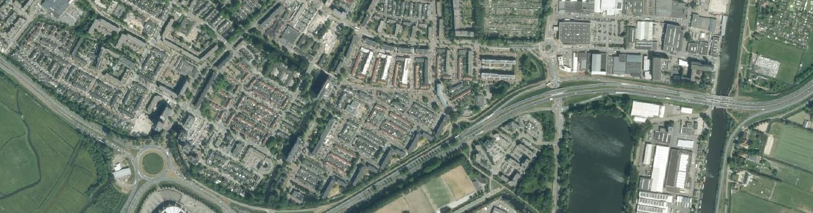 Luchtfoto van Overdie-Oost