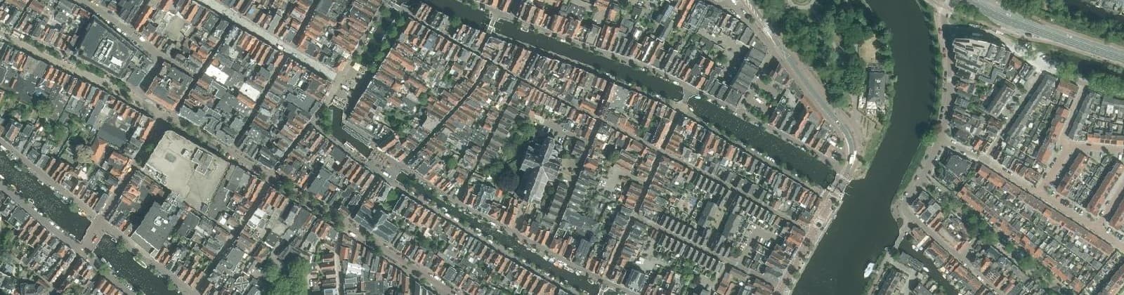Luchtfoto van Binnenstad-Oost