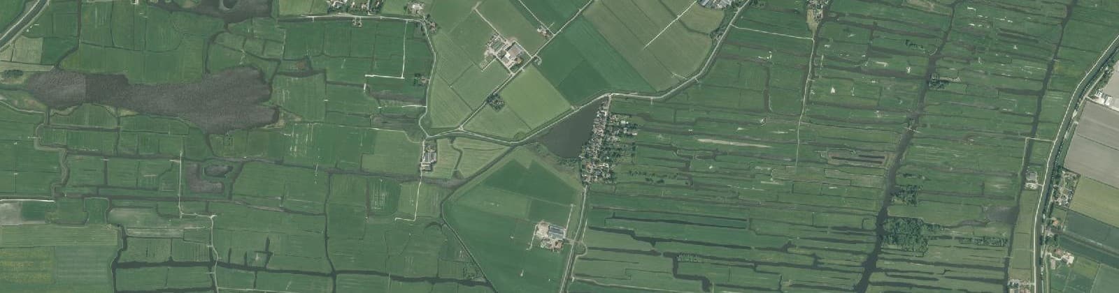 Luchtfoto van Noordeinde