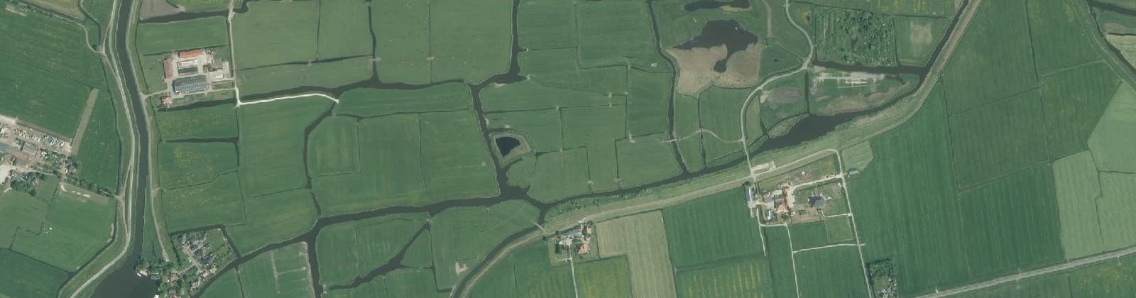 Luchtfoto van West-Graftdijk