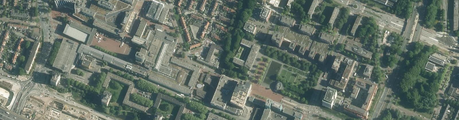 Luchtfoto van Stadshart