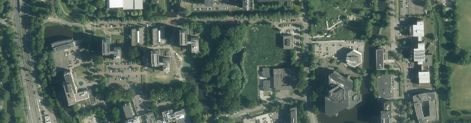 Luchtfoto van Kronenburg