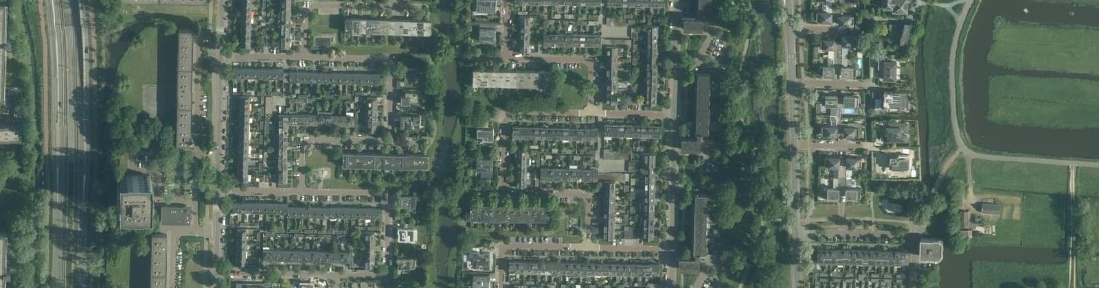Luchtfoto van Zeestratenbuurt