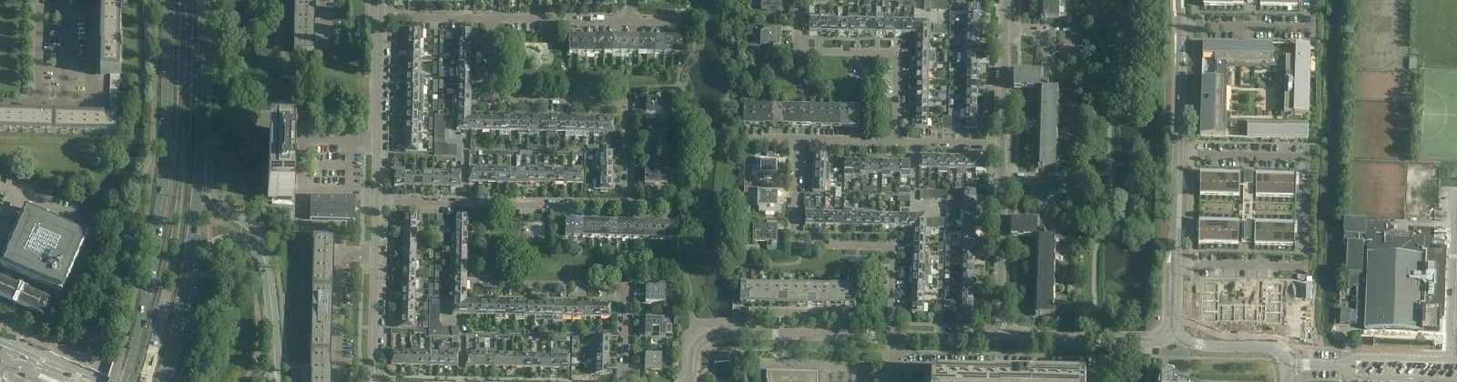 Luchtfoto van Boekenbuurt