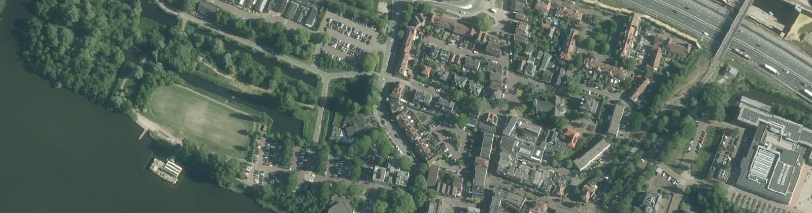 Luchtfoto van Oude Dorp