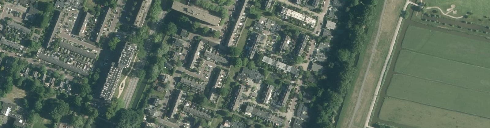 Luchtfoto van Kringloopbuurt
