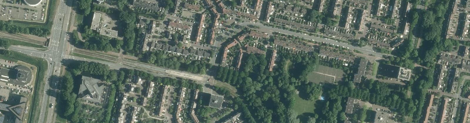 Luchtfoto van Beroepenbuurt