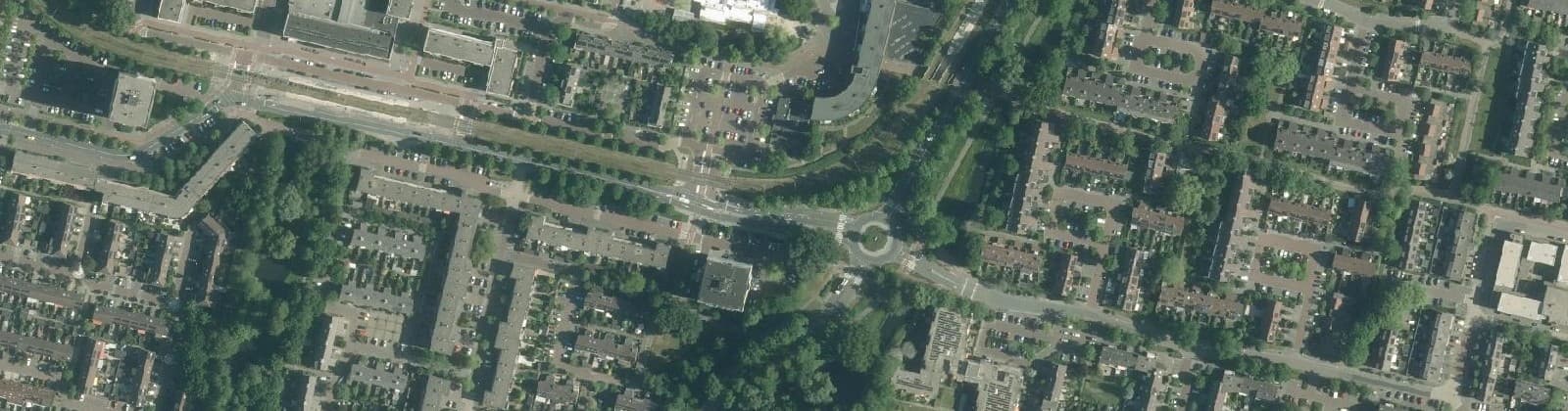 Luchtfoto van Hemellichamenbuurt