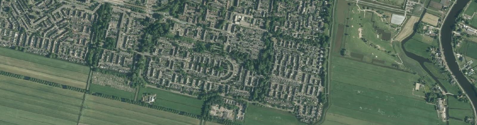 Luchtfoto van Galjoenbuurt