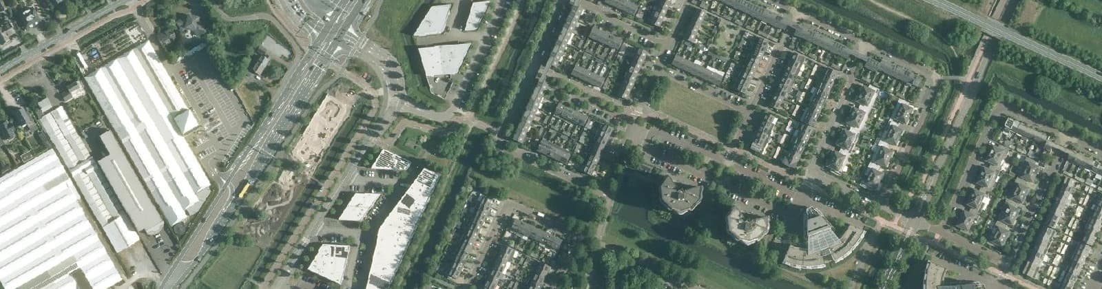 Luchtfoto van Buitenplaatsenbuurt