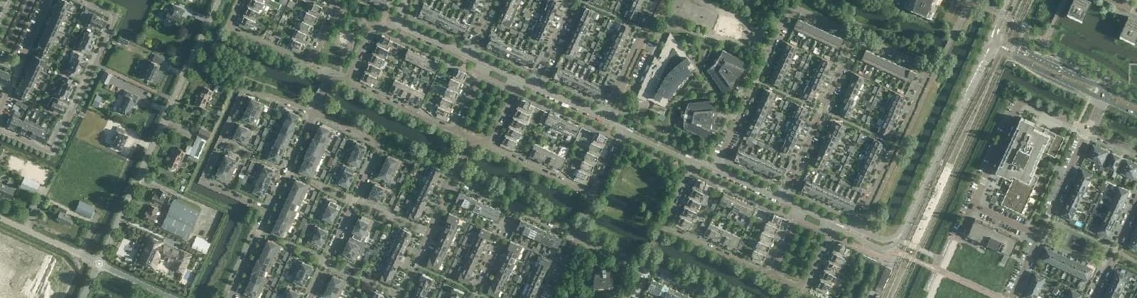 Luchtfoto van Schrijversbuurt