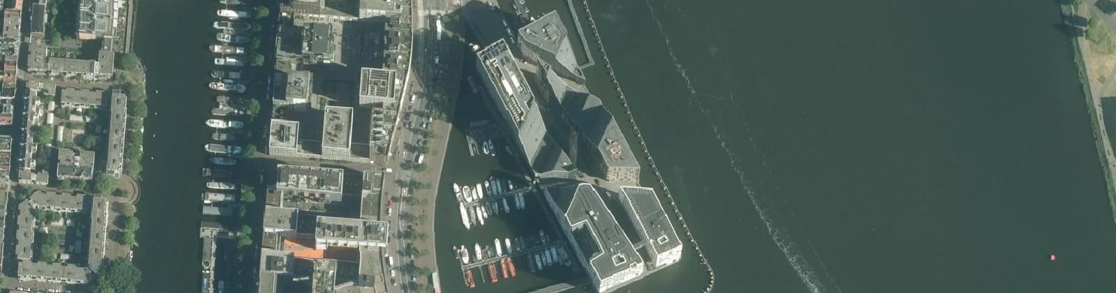 Luchtfoto van Westerdokseiland